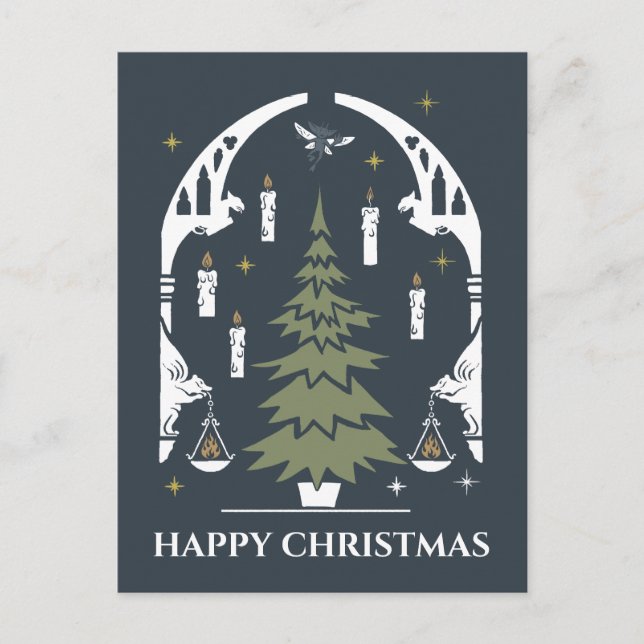 Cartes Pour Fêtes Annuelles Arbre de Noël magique HARRY POTTER™ (Devant)