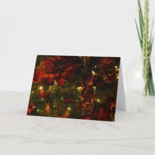 Cartes Pour Fêtes Annuelles Arbre de Noël marron et or II