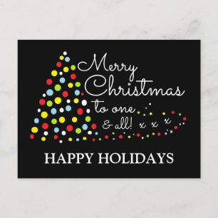 Cartes Pour Fêtes Annuelles Arbre de Noël moderne, Joyeux Jours de Fêtes
