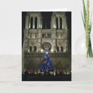 Cartes Pour Fêtes Annuelles Arbre de Noël Notre Dame