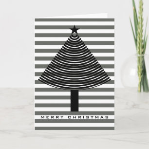 Cartes Pour Fêtes Annuelles Arbre de Noël Op Art