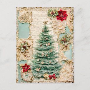 Cartes Pour Fêtes Annuelles Arbre de Noël orné de décorations