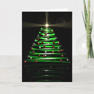 Cartes Pour Fêtes Annuelles Arbre de Noël stylisé