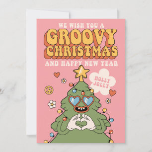 Cartes Pour Fêtes Annuelles Arbre de Noël super - Vibes Holly Jolly