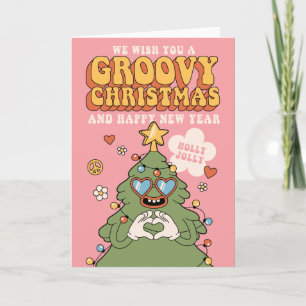 Cartes Pour Fêtes Annuelles Arbre de Noël super - Vibes Holly Jolly