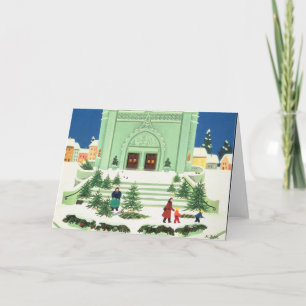 Cartes Pour Fêtes Annuelles Arbre de Noël vendant 1988
