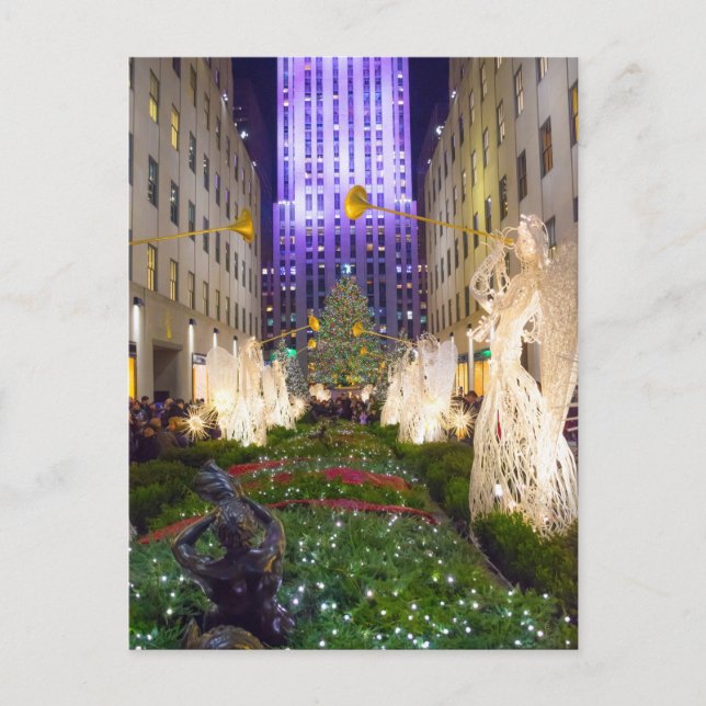 Cartes Pour Fêtes Annuelles Arbre de Noël Vue 2015 (Devant)