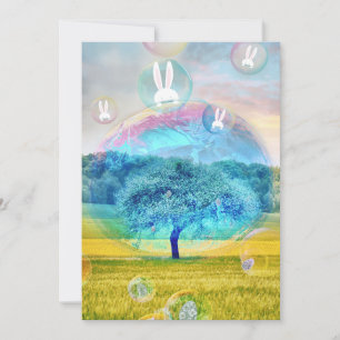 Cartes Pour Fêtes Annuelles Arbre de Pâques