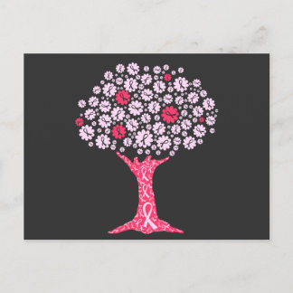Cartes Pour Fêtes Annuelles Arbre de sensibilisation au cancer du sein
