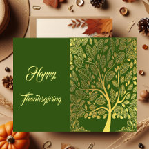 Arbre D'Or De La Vie Chute Couleur Feuilles Thanks