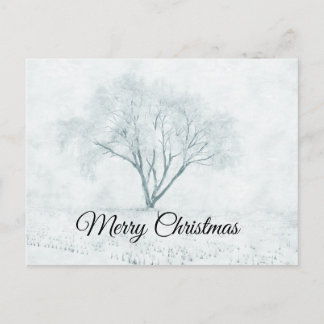 Cartes Pour Fêtes Annuelles Arbre hivernal
