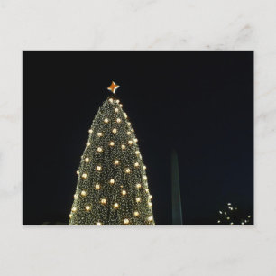 Cartes Pour Fêtes Annuelles Arbre national de Noël et Monument de Washington l