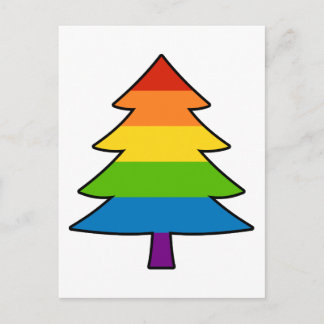 Cartes Pour Fêtes Annuelles Arbre Rainbow Gay Xmas