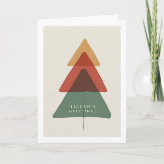 Cartes Pour Fêtes Annuelles Arbre superposé - Vœux de fin d'année