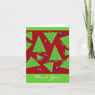 Cartes Pour Fêtes Annuelles Arbres de Noël et décorations fantaisistes