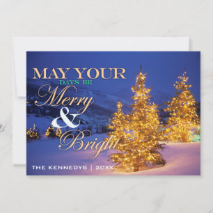 Cartes Pour Fêtes Annuelles Arbres de Noël, Park City, montagnes de Wastch,