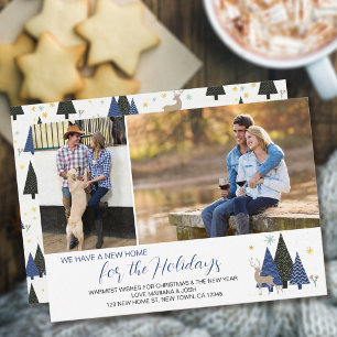 Cartes Pour Fêtes Annuelles Arbres de Noël scandinaves 2 Photo Nouvelle adress