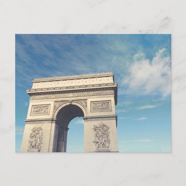 Cartes Pour Fêtes Annuelles Arc de Triomphe Paris (Devant)