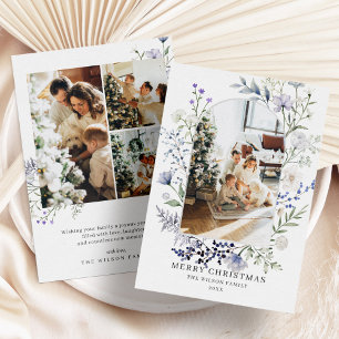 Cartes Pour Fêtes Annuelles Arc de verdure Photo moderne Noël