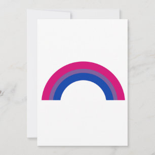 Cartes Pour Fêtes Annuelles Arc-en-ciel bisexuel