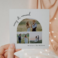 Arc moderne Boho Green Merry & Marié Trois photos