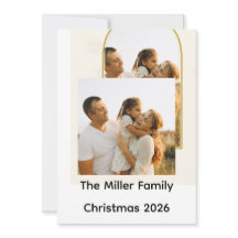 Arche de Noël familiale joyeuse personnalisée