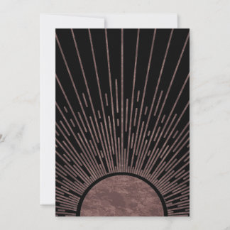 Cartes Pour Fêtes Annuelles Arche De Phase Lune Ensemble Abstrait De Rayons So