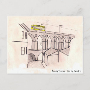 Cartes Pour Fêtes Annuelles Arcos DA Lapa, Père Noël Teresa, Rio de Janeiro