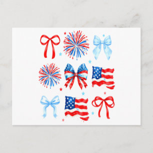 Cartes Pour Fêtes Annuelles Arcs Patriotiques Et Drapeaux Quatre Juillet