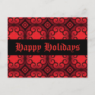 Cartes Pour Fêtes Annuelles Aristrocrat gothique victorien deco Joyeux Fêtes