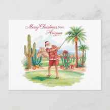 Arizona Golf Christmas in Arizona Santa Claus