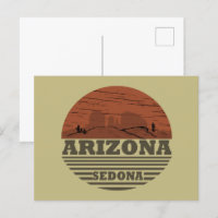 Arizona sedona paysage vintage az retro