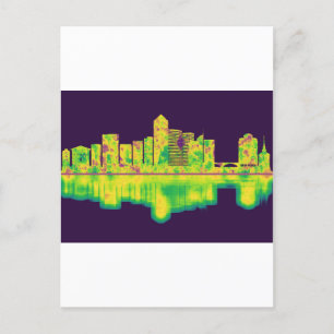 Cartes Pour Fêtes Annuelles Arlington Texas Skyline