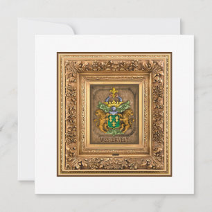 Cartes Pour Fêtes Annuelles Armoiries de la famille néerlandaise Van Westervel
