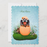 Armoiries de l'empire autrichien "Frohe Ostern"