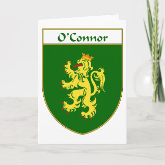 Cartes Pour Fêtes Annuelles Armoiries d'O'Connor/crête de famille