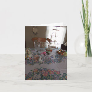 Cartes Pour Fêtes Annuelles Arrangement de Tableau de Pâques, bénédictions