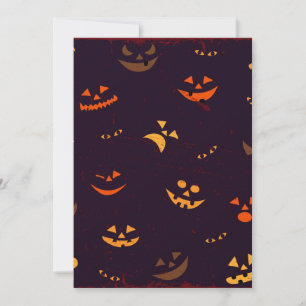 Cartes Pour Fêtes Annuelles Arrière - plan Motif Sans Faille Du Visage Du Diab