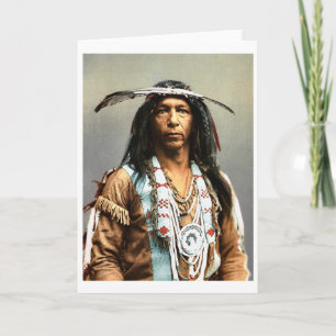 Cartes Pour Fêtes Annuelles Arrowmaker à Ojibwa brave, 1903