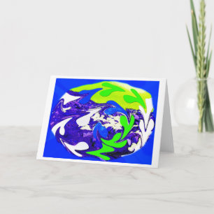 Cartes Pour Fêtes Annuelles Art de la nature changeante