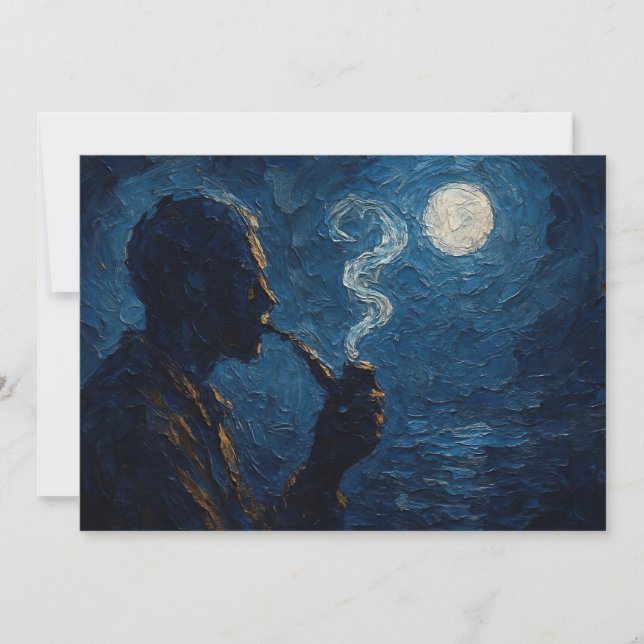 Cartes Pour Fêtes Annuelles Art de Pipe (Happiness #2) (Devant)