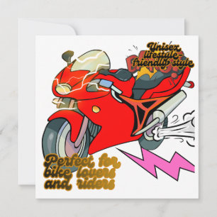 Cartes Pour Fêtes Annuelles Art de vélo de course Vitesse