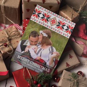 Cartes Pour Fêtes Annuelles Art folklorique traditionnel Nordic Christmas Phot