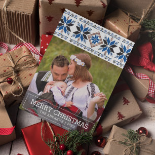 Cartes Pour Fêtes Annuelles Art folklorique traditionnel Nordic Christmas Phot