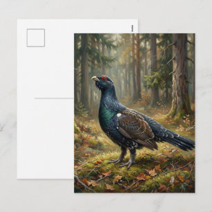 Cartes Pour Fêtes Annuelles Art majestueux du Grand Tétras