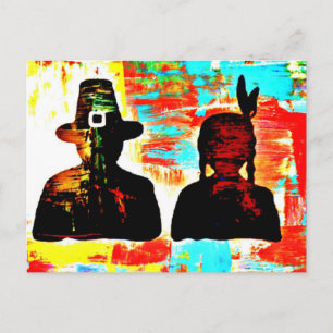 Cartes Pour Fêtes Annuelles Art moderne Thanksgiving