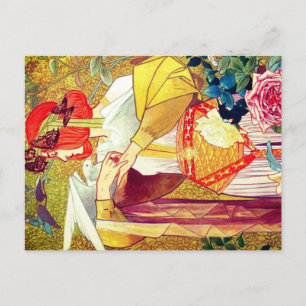 Cartes Pour Fêtes Annuelles Art Nouveau