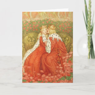 Cartes Pour Fêtes Annuelles Art Nouveau Valentine par Amelia Bowerley