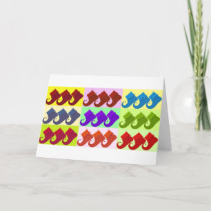 Cartes Pour Fêtes Annuelles Art Populaire Chaussure de Lutin