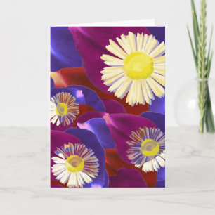 Cartes Pour Fêtes Annuelles Art sensuel élégant de pétale de rose